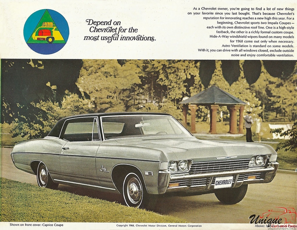 1968 Chevrolet Full-Line Brochure Page 3
